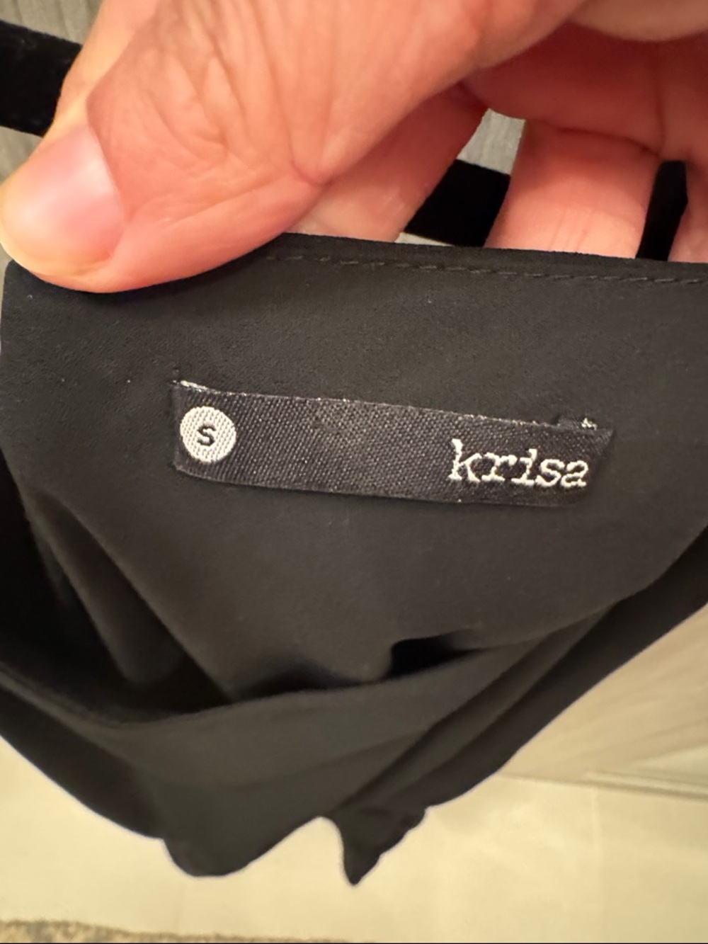 Krisa One-Shoulder Black Tiered Mini Dress - Picture 2 of 5